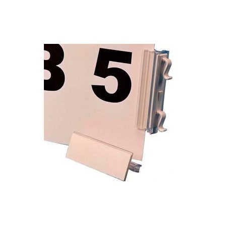 Aigner Index Slip N Stik, Warehouse Aisle Sign Kit, 8-1/2" x 11" Self Adhesive, White (10 pcs/pkg) WAK1W